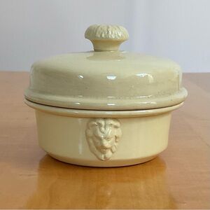 Vintage Le Cachet French Lion Head Terrine | Lidded Stoneware | France
